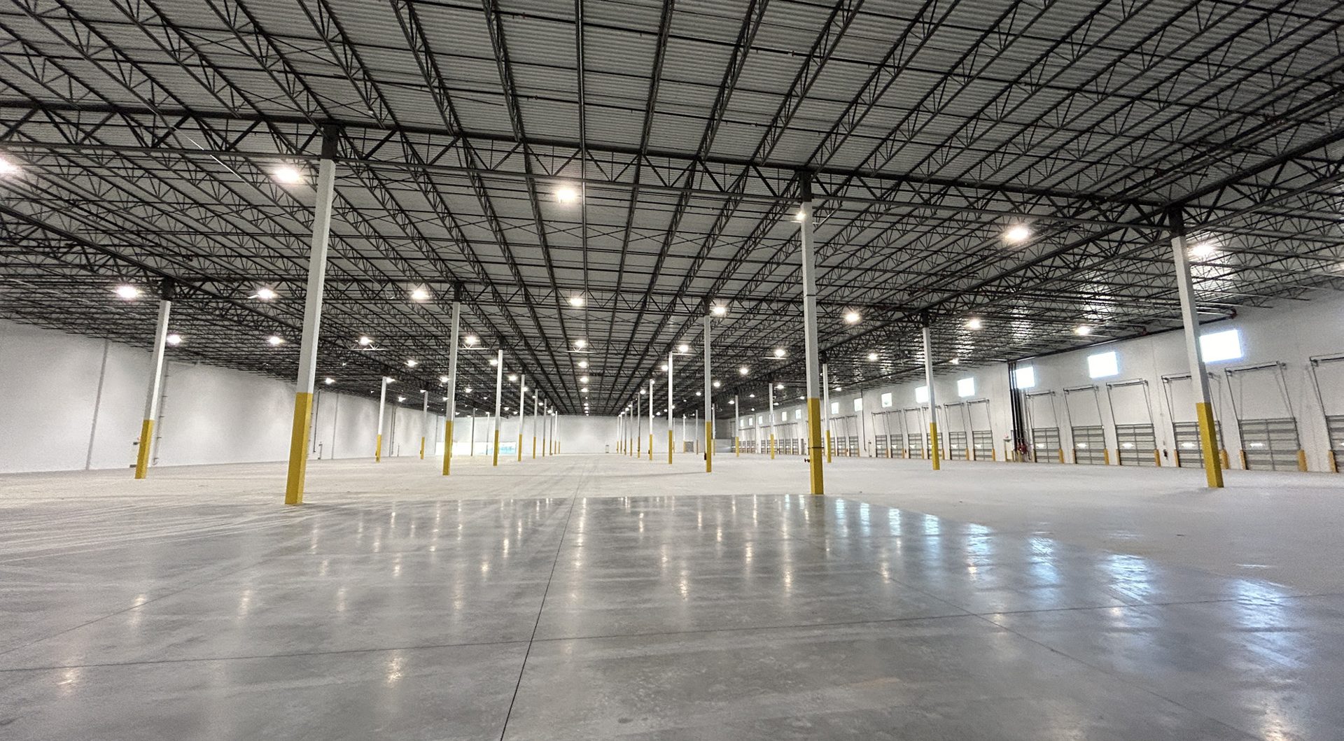 Centerville Commerce — warehouse interior, clear span